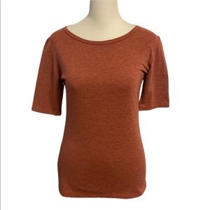 LULAROE basic T-shirt heather orange